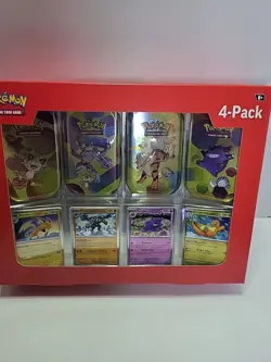 Pokemon Scarlet & Violet - 151 4-Pack Mini Tins w/ 4 Promo cards Sam's Gengar - Image 2