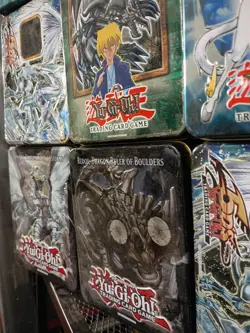 2006 Yu-Gi-Oh! Tin Bundle - 4 Vintage Card Tins - EMPTY TINS ONLY - Image 4