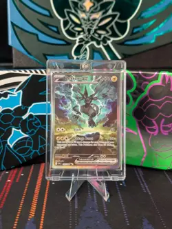 Zekrom ex 166/086 Pokemon Black Bolt Double Rare card NM collectible - Image 1