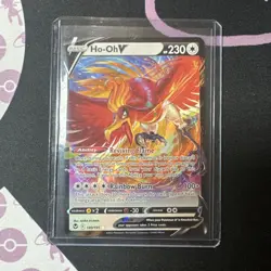 Ho-Oh V Pokemon Silver Tempest 140/195 Ultra Rare NM/M Pokemon Card TCG - Image 1