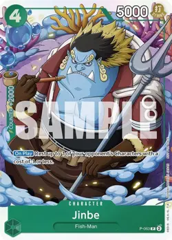 Jinbe (Event Pack Vol. 4) (P-063/241) One Piece Promotion Cards NM FOIL - Image 1