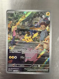 Pikachu 173/165 Pokemon Trading Card TCG 151 set Collectible - Image 1
