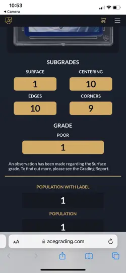 Ace1 Pokemon Morty's Conviction 211/162 Temporal Forces Pokemon Card Pop 1 - Image 3