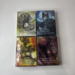 Magic The Gathering 2009 Planeswalker 30 Card Decks Black White Red Blue - Image 1