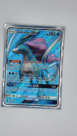 Pokemon TCG Suicune GX Lost Thunder Holo Full Art Ultra Rare Card 200/214 NM - Image 1