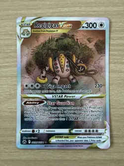 Regigigas VSTAR GG55/GG70 Crown Zenith Galarian Gallery Pokemon Card - NM / M - Image 1