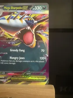 MEGA SHARPEDO EX 061/094 Phantasmal Flames NM Double Holo Rare Pokemon TCG Card - Image 3