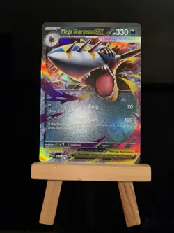 MEGA SHARPEDO EX 061/094 Phantasmal Flames NM Double Holo Rare Pokemon TCG Card - Image 4