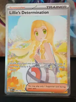 Lillie's Determination 184/132 Me01: Mega Evolution Pokemon Card - Image 4