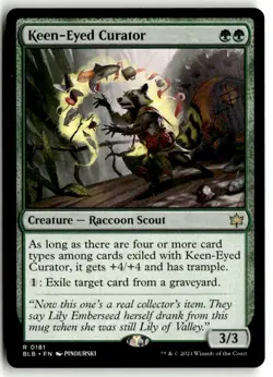 Bloomburrow Keen-Eyed Curator Expansion/Rare - Image 1