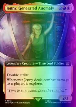MTG Jenny, Generated Anomaly (1012/1208) Doctor Who LP FOIL- SURGE - Image 1