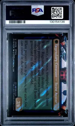2025 MAGIC: THE GATHERING FINAL FANTASY SURGE FOIL FANG, FEARLESS L'CIE PSA 10 - Image 2