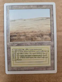 MTG Magic The Gathering MP Revised SAVANNAH - Image 1