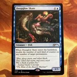MTG Deepglow Skate Secret Lair Drop: Nils Hamm Near-Mint Rare!! - Image 1