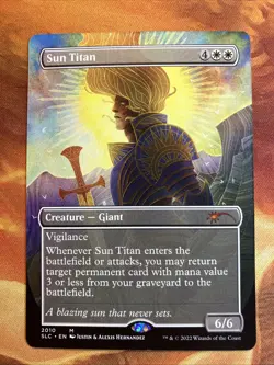 MTG Borderless Sun Titan Secret Lair: 30th Anniversary Countdown Kit! - Image 1