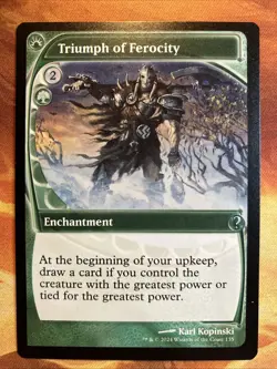 MTG Future Frame Triumph of Ferocity Mystery Booster 2 Near-Mint Green!! - Image 1