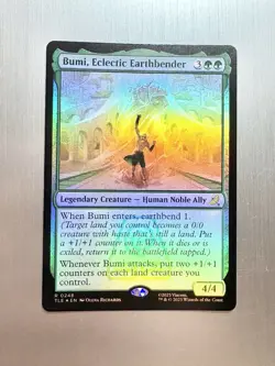 Bumi, Eclectic Earthbender - 248 - MTG Avatar: The Last Airbender - Rare - FOIL - Image 1