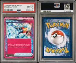 PSA 10 GEM MT Pokemon TCG Prime Catcher Scarlet & Violet-Temporal Forces 157/162 - Image 3