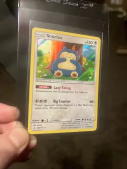 2019 POKEMON SNORLAX 158/214 -UNBROKEN BONDS- RARE- HOLO -NM/LP - Image 2