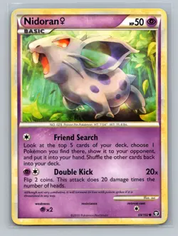 Pokemon TCG Nidoran F 69/102 Triumphant Normal MP - Image 1