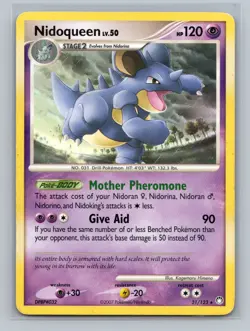 Pokemon TCG Nidoqueen 31/123 Mysterious Treasures Normal MP - Image 1