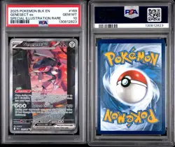 2025 POKEMON BLK EN-BLACK BOLT SPECIAL ILLUSTRATION RARE #169 GENESECT EX PSA 10 - Image 3