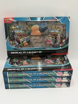 Pokemon TCG Snorlax Ex Blissey Ex Special Collection Walmart Exclusive Lot of 4 - Image 1
