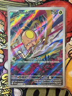 TCG Pokemon English Toedscool 201/198 SV01: Scarlet & Violet Base Set Holo - Image 1