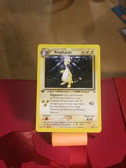 Pokemon TCG Ampharos 1st Edition Neo Genesis Holo - Image 5