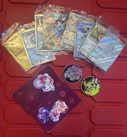 Pokemon 2025 Holiday Calendar Stamped Promos COMPLETE SET OF 8 SEALED - Image 1