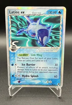 Pokemon Latios ex 96/101 - EX Dragon Frontiers Holo Rare ex 2006 - MP - Image 1