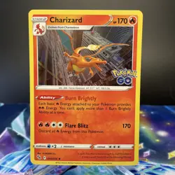 Charizard 010/078 Pokemon GO Holo - NM - Image 1