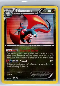 Pokemon Salamence Holo B&W Dragon Vault 8/20 - Image 1