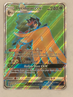 Pokemon TCG Decidueye GX - Promo Black Star - SM37 - MP - Image 1