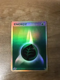 Grass Energy Reverse Holo EX Ruby & Sapphire 2003 # 104/109 Pokemon TCG LP - Image 1