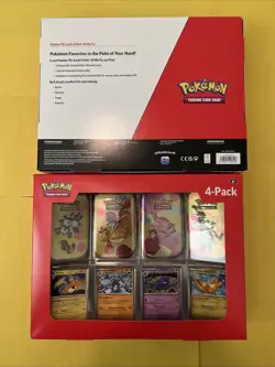 Pokemon 151 Mini Tin 4 Pack NEW/SEALED/SHIPS FAST (2 Boxes, 8 Total Packs) - Image 1
