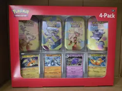 Sam’s Club Pokemon 151 Mini Tin 4 Pack NEW/SEALED/SHIPS FAST - Image 1