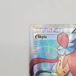 Pokemon XY Breakpoint Skyla 122/122 Full Art Trainer Holo Rare - NM TCG - Image 2