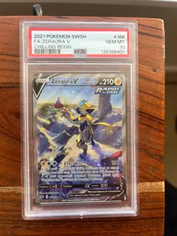 Pokemon Zeraora V 166/198 PSA 10 Alt Art (Chilling Reign) - Image 3
