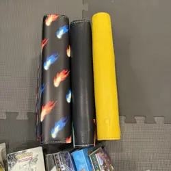 Lot Of 18 Pokemon TCG Mini Portfolio & 4 Pocket Binder Empty + Pikachu Foam Toys - Image 5