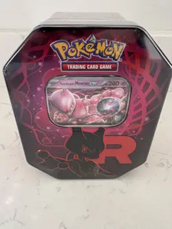 Pokemon TCG Destined Rivals Team Rocket Tin: Mewtwo Ex - Image 1