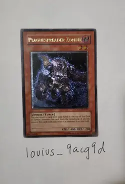 Yu-Gi-Oh! Plaguespreader Zombie CSOC-EN031 Ultimate Rare Lightly Played - Image 1