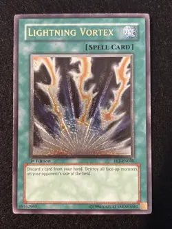 Yugioh Lightning Vortex Ultimate Rare 1st Ed FET-EN040 NM-LP - Image 1