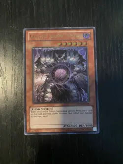 Yugioh Caius the Shadow Monarch Ultimate Rare TU03-EN000 Moderately Played - Image 1