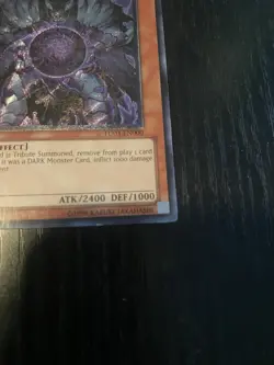Yugioh Caius the Shadow Monarch Ultimate Rare TU03-EN000 Moderately Played - Image 5