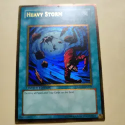 Yugioh Heavy Storm Limited Edition GLD1-EN031 Ultra Rare Holo LP - Image 1