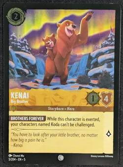 Kenai Big Brother Disney Lorcana Foil Shimmering Skies Card 5/204 (NM) - Image 1