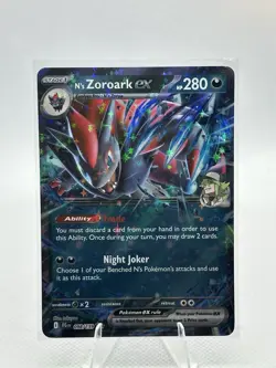 Pokemon TCG Journey Together N's Zoroark EX Double Rare Card 098/159 - Image 1