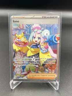 Iono 269/193 Sv02: Paldea Evolved Pokemon SIR Holo Card English NM. - Image 1