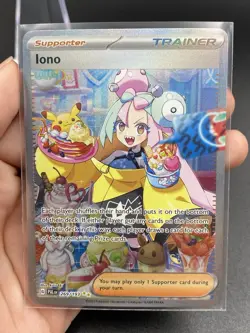 Iono 269/193 Sv02: Paldea Evolved Pokemon SIR Holo Card English NM. - Image 3